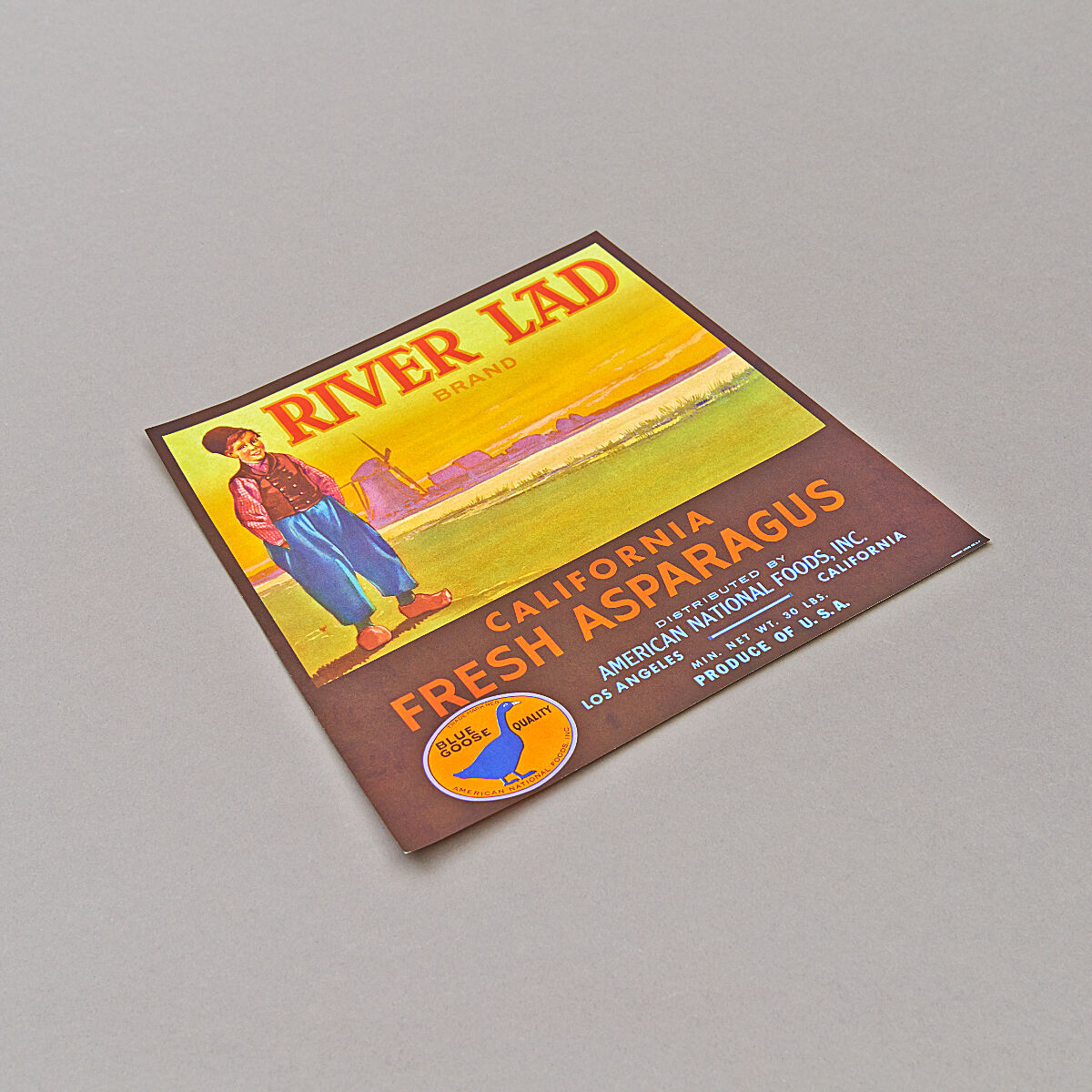 Mid-Century River Lad Original-Label