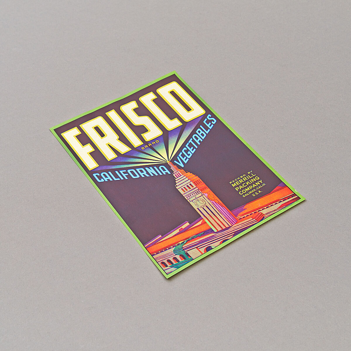 Art Deco Frisco Original-Label