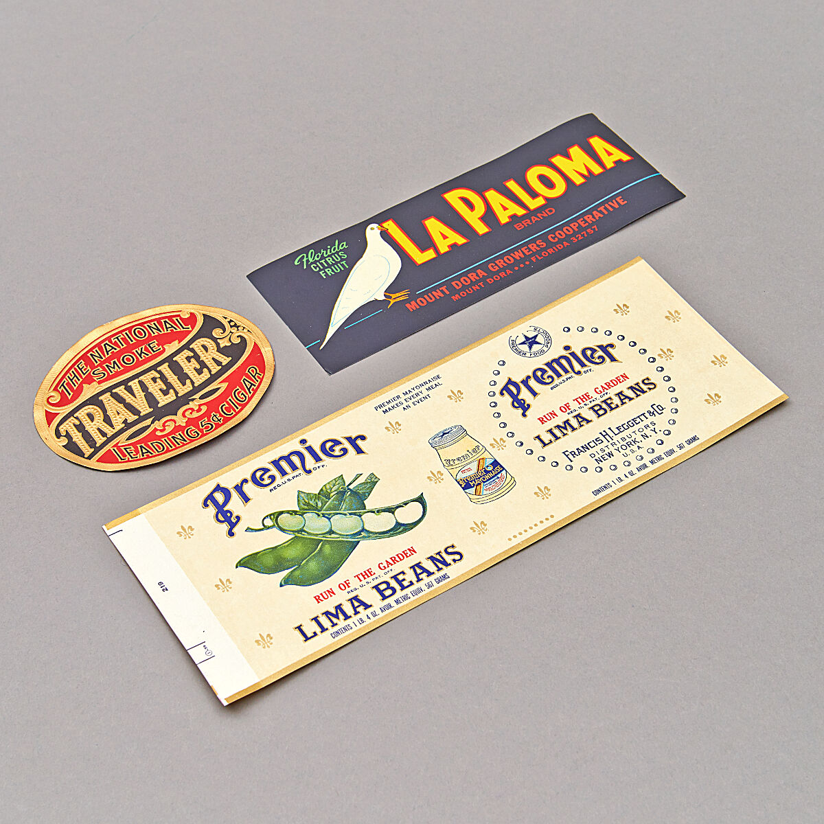 Mid-Century Etiketten-Set "Super Mix"