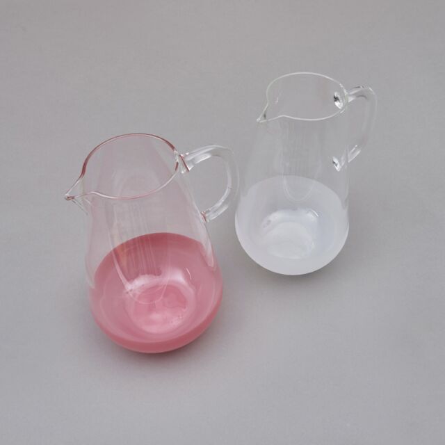 Glaskrug pink / durchsichtig (2.2 Liter)